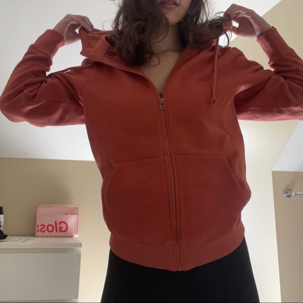Outdoor Voices Pickup Zip-Up Jacket in Russet — XS (New with Tags)